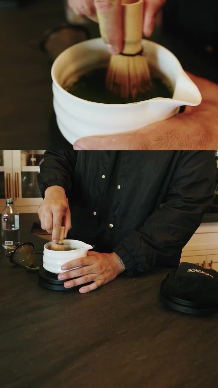 ?☕悠闲一刻！巴特勒社媒晒视频 制作和品尝抹茶咖啡